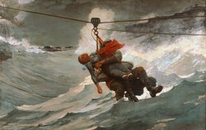 Räddningslinan av Winslow Homer