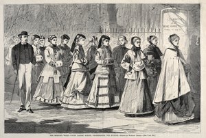 The Morning Walk - Young Ladies School Promenading the Avenue, 1868. av Winslow Homer