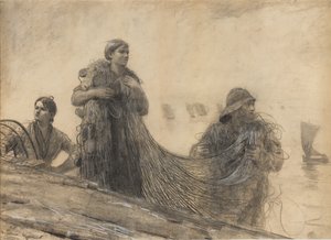 Nätet för lax av Winslow Homer