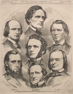 Den avskiljande Mississippi-delegationen i kongressen, 1861 av Winslow Homer