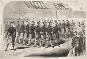 Det sjuttionionde regementet (Highlanders) i New Yorks delstatsmilis av Winslow Homer