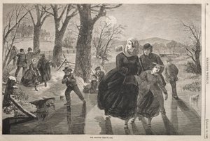 Skridskosäsongen - 1862 av Winslow Homer
