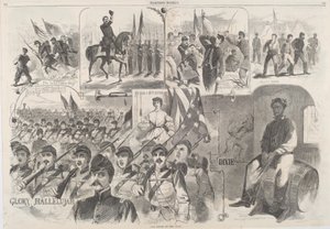 The Songs of War, publicerad 1861. av Winslow Homer