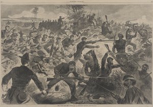 Kriget för unionen - En bajonettattack av Winslow Homer