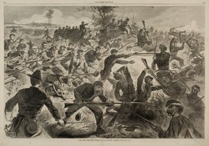 Kriget för unionen 1862 - En bajonettattack, från Harper