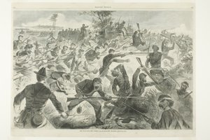 Kriget för unionen, 1862 - en bajonettattack av Winslow Homer