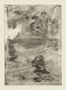 Två huvuden (studie efter "Undertow") av Winslow Homer