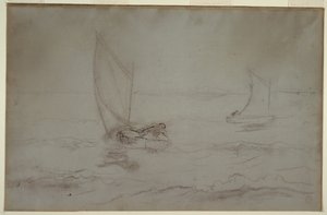 Två slupar segling av Winslow Homer