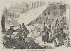 Utsikt i South Market Street, Boston av Winslow Homer