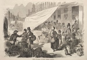 Utsikt över South Market Street, Boston av Winslow Homer