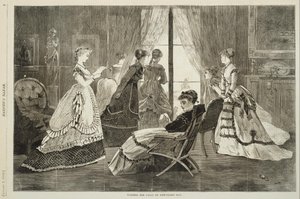 Att vänta på samtal på nyårsdagen av Winslow Homer