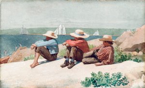 Tittar på skeppen, Gloucester av Winslow Homer