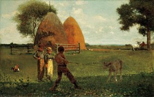 Avvänjning av kalven av Winslow Homer