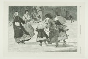 "Vinter" - skridskoscen av Winslow Homer