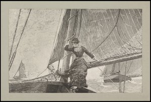 Yachting Girl, 1880 av Winslow Homer