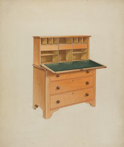 Skrivbord, c. 1937.