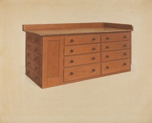 Skräddarbord, 1937.