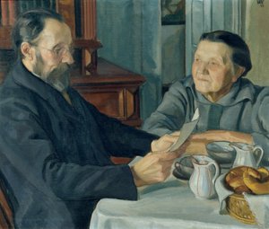 konstnärens föräldrar av Wojciech Stanislaw Weiss