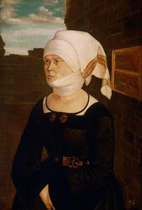 Porträtt av Margaret Hundertpfundt av Wolf Huber