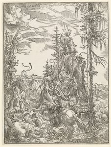 Saint George dödar draken av Wolf Huber