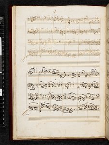 Adagio och fuga i c-moll, K. 546, Add. 28996, f.4v av Wolfgang Amadeus Mozart