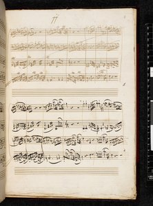 Adagio och fuga i c-moll, K. 546, Add. 28996, f.8r av Wolfgang Amadeus Mozart