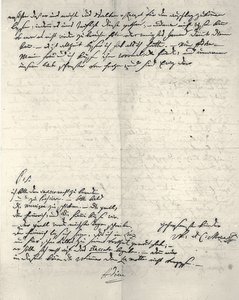 Handskrivet brev från Wolfgang Amadeus Mozart av Wolfgang Amadeus Mozart