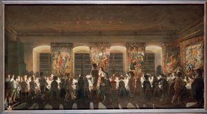 Nocturnal banquet (olja på koppar)