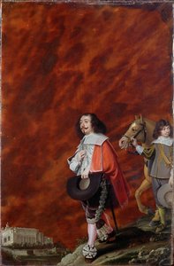 Porträtt av en gentleman i Italien ... av Wolfgang Heimbach