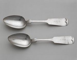 Dessertskedar, ca. 1860-1870 (silver)