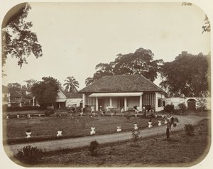 Hus på Koningsplein i Batavia