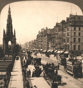 Princes Street, Edinburgh, 1896.