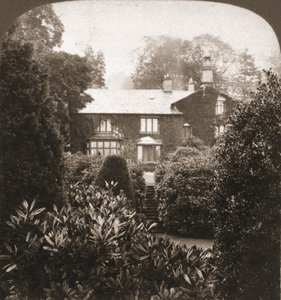 Rydal Mount, William Wordsworths hem, Lake District, England, 1903.