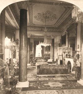 The Drawing Room, Queen Victorias Marine Residence, Osborne House, I.O.W, 1900.