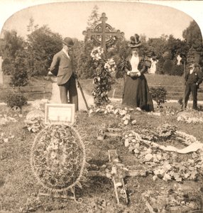 The Grave of Charles Stewart Parnell, Irlands största ledare, Dublin, 1896.