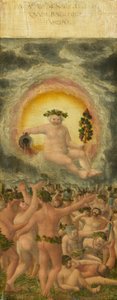 The Rule of Bacchus [vänster panel], c. 1535. av Workshop of Albrecht Altdorfer