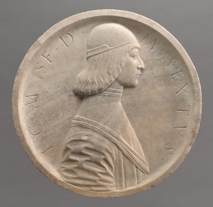 Gian Galeazzo Maria Sforza, hertig av Milano, tidigt 1490-tal. av Workshop of Benedetto Briosco