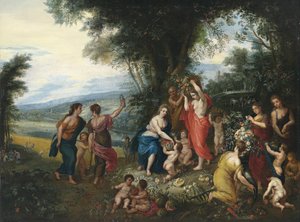 Allegory of Summer av Workshop of Jan Brueghel the Elder