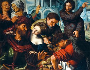 Kallelsen av St Matthew av Workshop of Jan Sanders van Hemessen