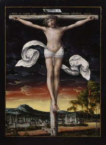 Kristus på korset av workshop of Lucas Cranach the Elder
