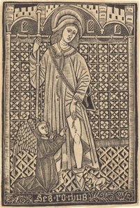 Saint-Roche av Workshop of Master of the Cologne Arms