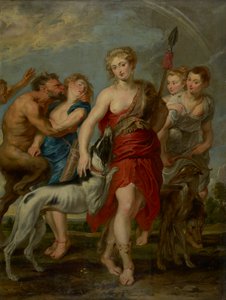 Diana och hennes nymfer på jakt