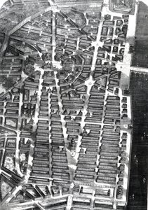 A Vision of the City of London, Constructed on the Plan Left av Sir Christopher Wren, ritad under ledning av Mr Godwin, publicerad i 