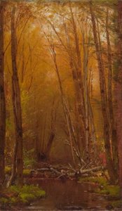 Björkarna i Catskills av Worthington Whittredge
