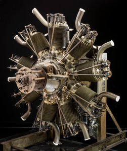 Lawrance J-1, Radial 9 Engine, ca. 1922. av Wright Aeronautical