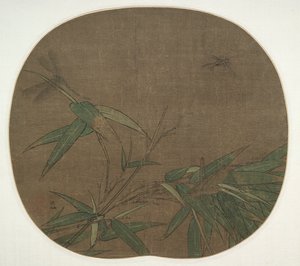 Bambu och insekter, sent 1100-tal. av Wu Bing