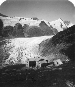 Glocknerhaus, Grossglockner, Österrike, c1900-talet. av Wurthle and Sons