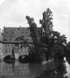 Holy Spirit Hospital, Nürnberg, Bayern, Tyskland, ca 1900-talet.