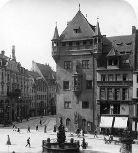 Nassauer Haus, Nürnberg, Bayern, Tyskland, c1900