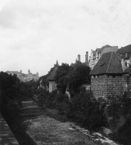 Nürnbergs slott, Nürnberg, Tyskland, c1900-talet. av Wurthle and Sons